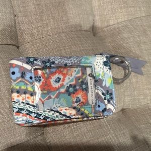 Vera Bradley Deluxe zip ID case